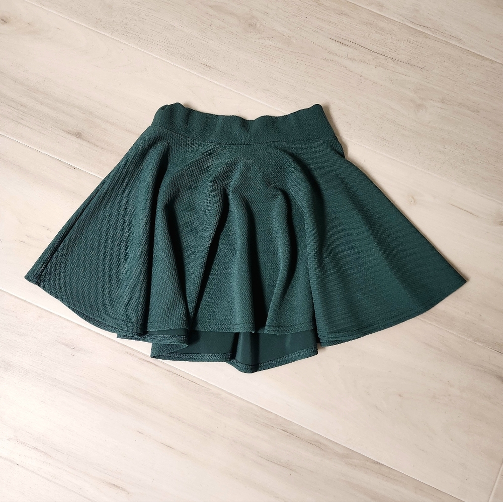 Urban CoCo | Dark Green Skater Skirt